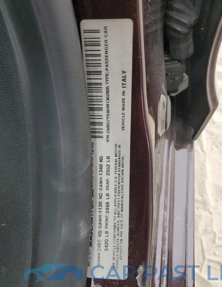 ZAM57YSA6M1362805# 12