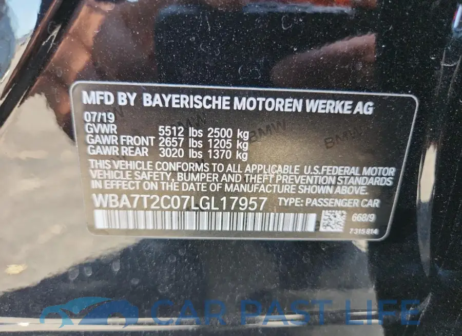 WBA7T2C07LGL17957# 13
