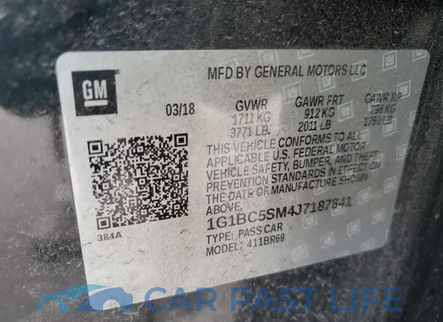 1G1BC5SM4J7187841# 13