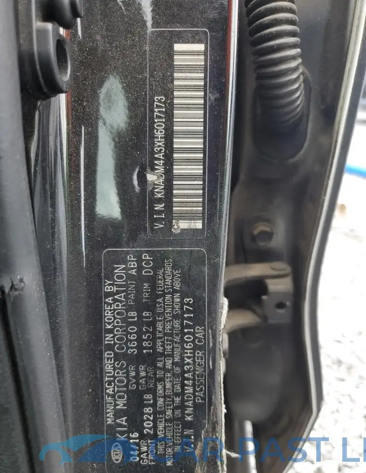 KNADM4A3XH6017173# 12