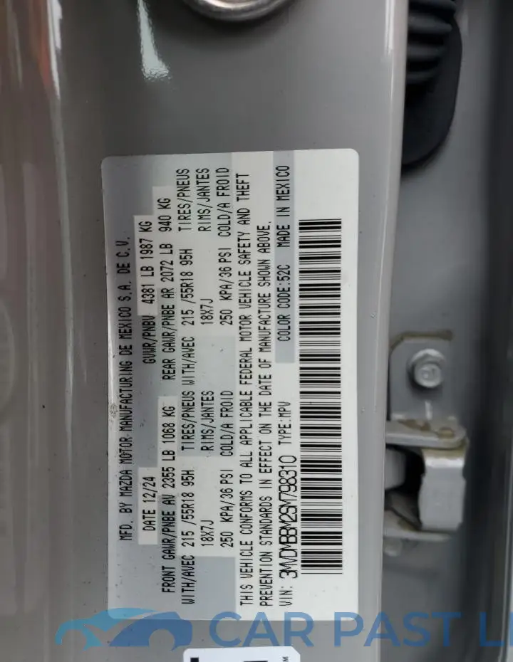 3MVDMBBM2SM798310# 13