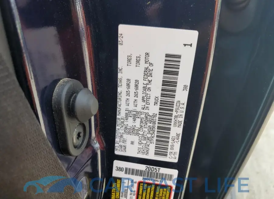5TFNC5AB5RX003782# 12