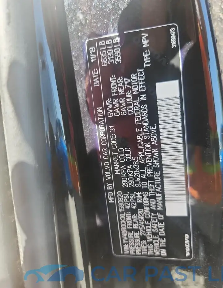 YV4BR0CKXL1580820# 13