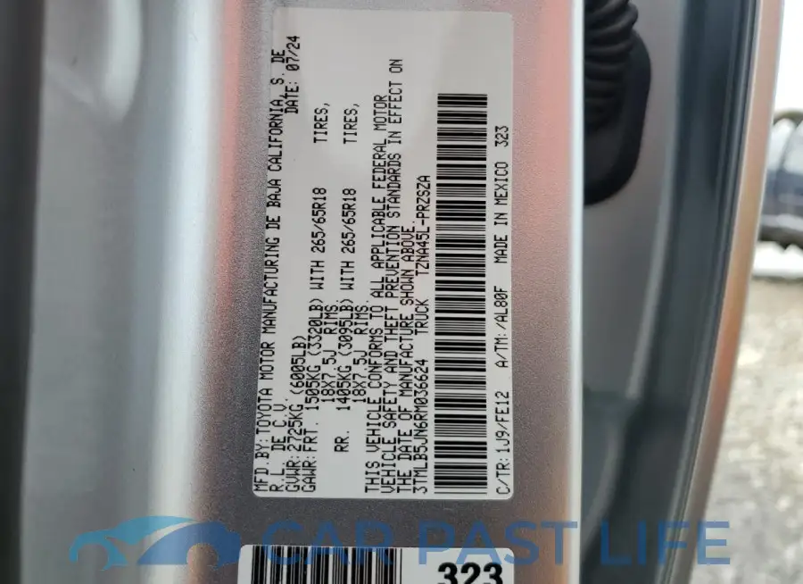 3TMLB5JN6RM036624# 12