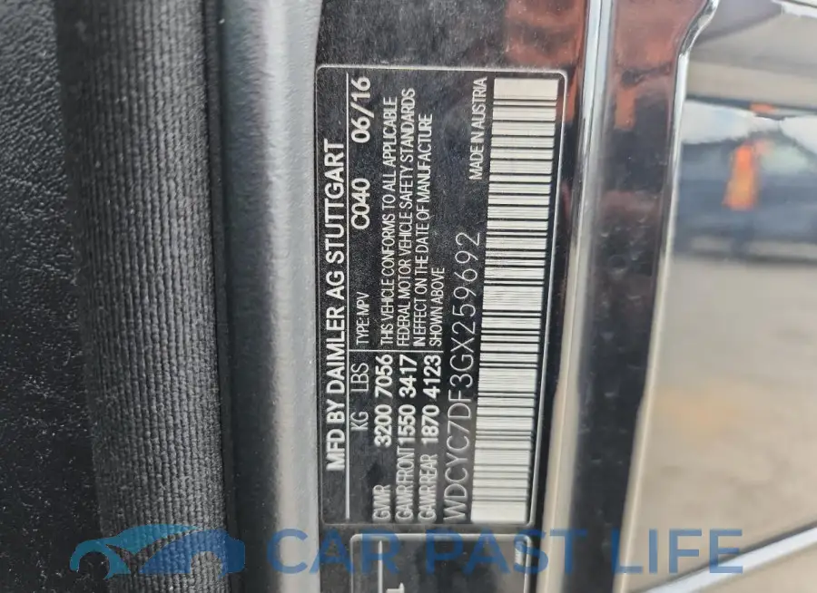 WDCYC7DF3GX259692# 13