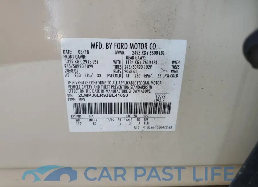 2LMPJ6LR9JBL41650# 12