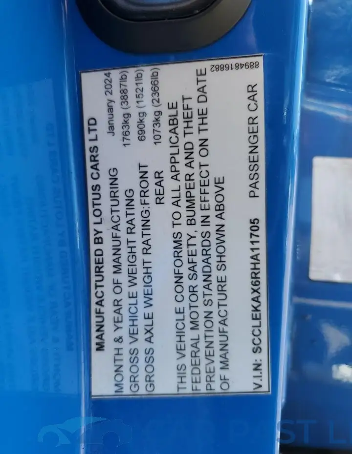 SCCLEKAX6RHA11705# 13