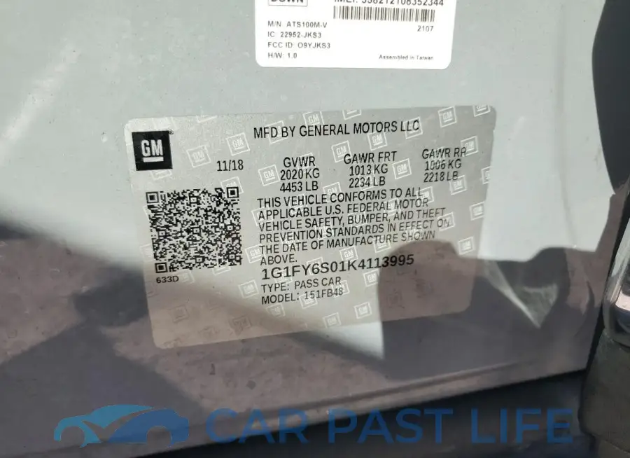 1G1FY6S01K4113995# 12