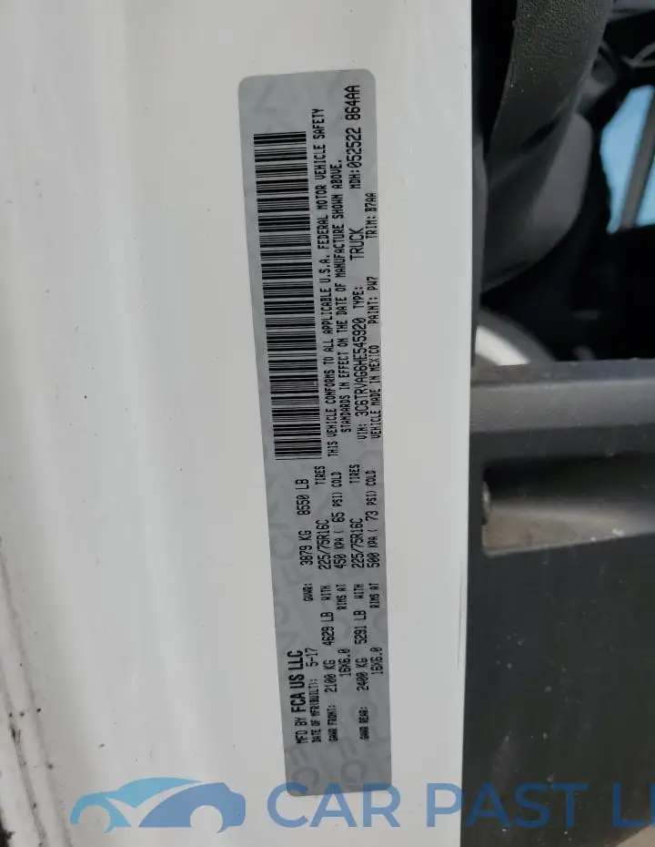 3C6TRVAG6HE545920# 13