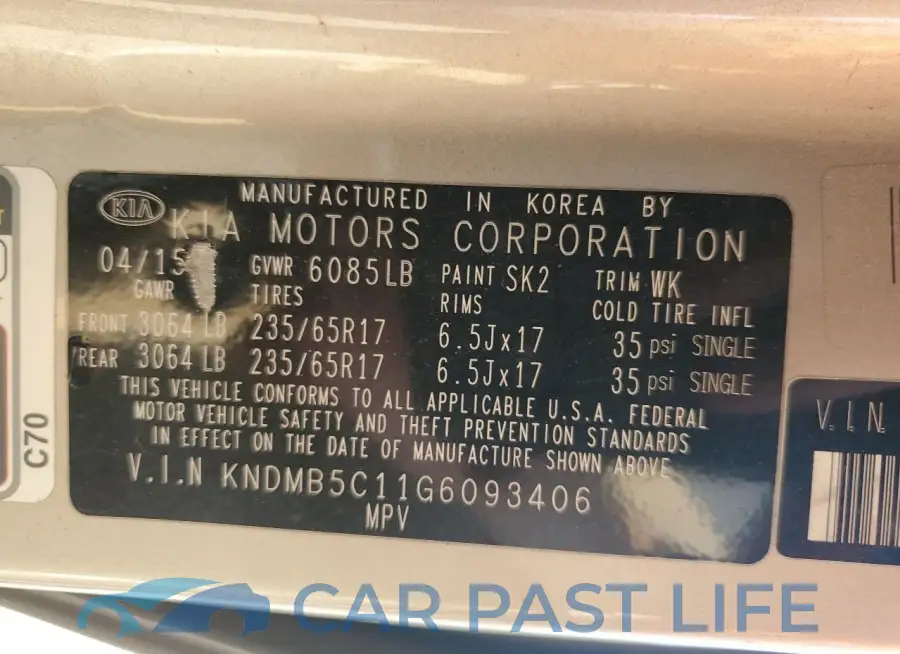 KNDMB5C11G6093406# 13