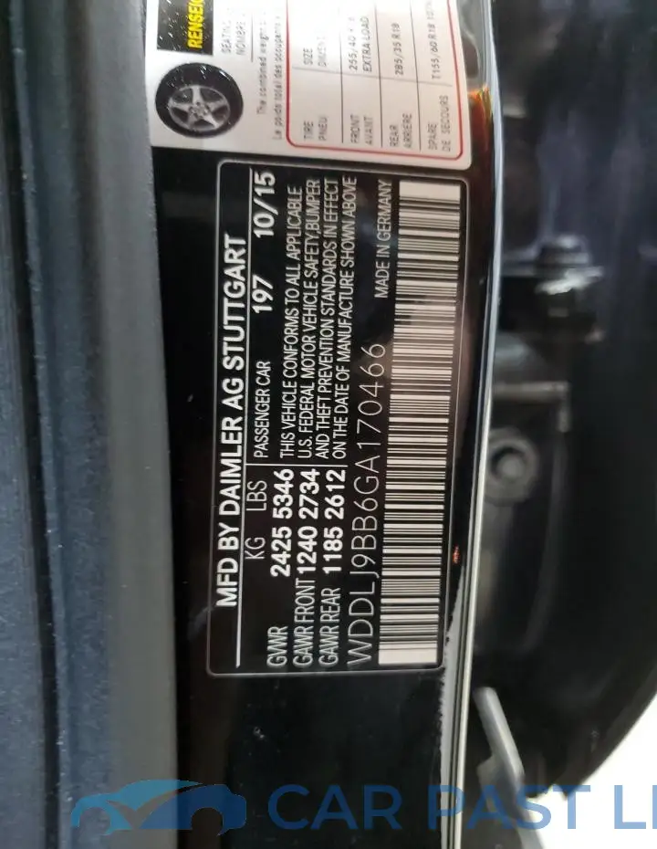 WDDLJ9BB6GA170466# 12