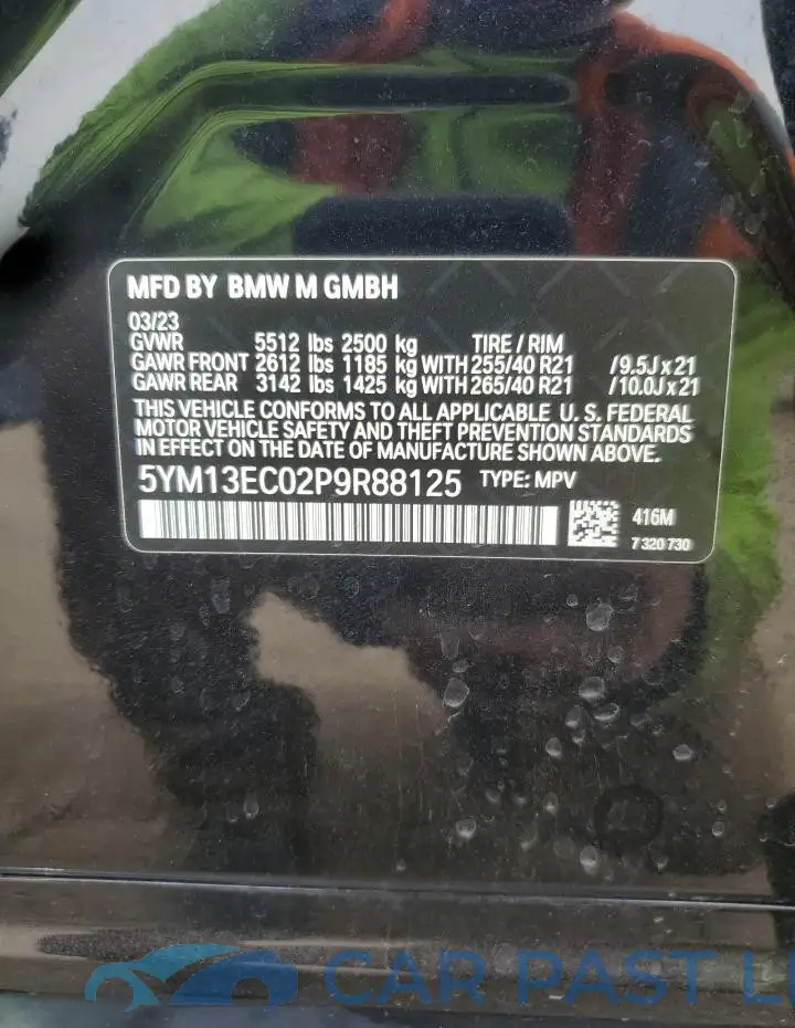 5YM13EC02P9R88125# 13