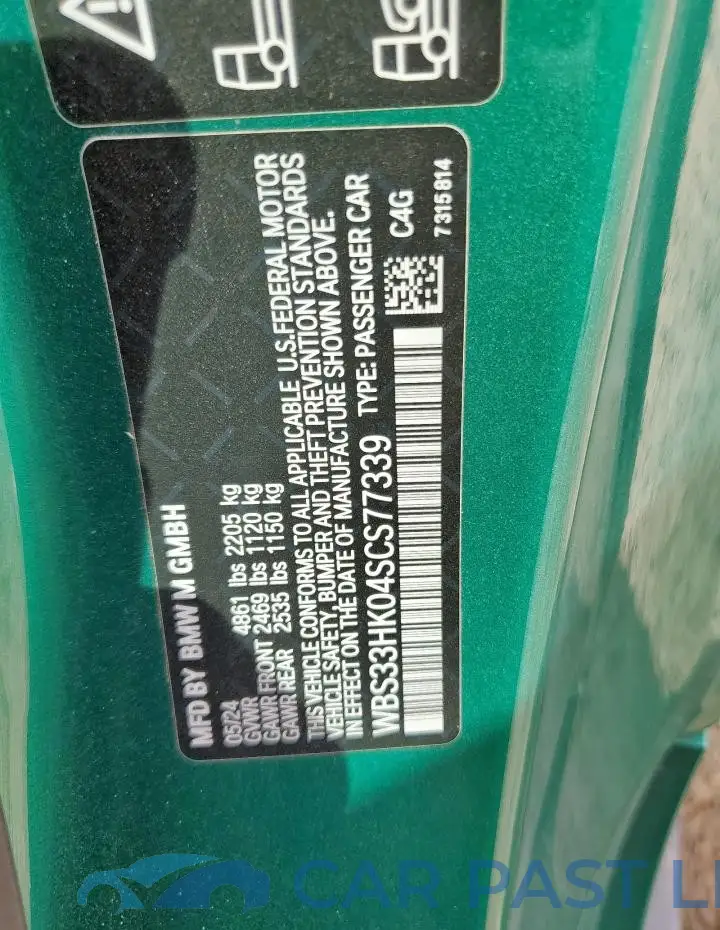 WBS33HK04SCS77339# 13