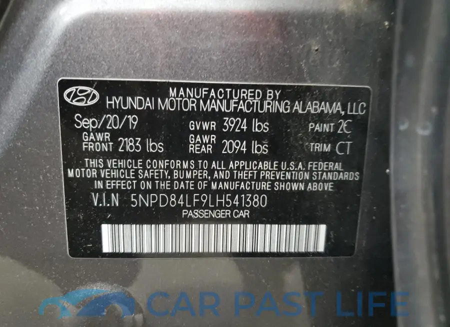 5NPD84LF9LH541380# 12