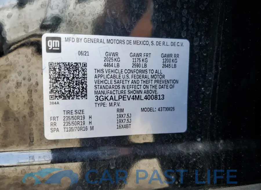 3GKALPEV4ML400813# 13