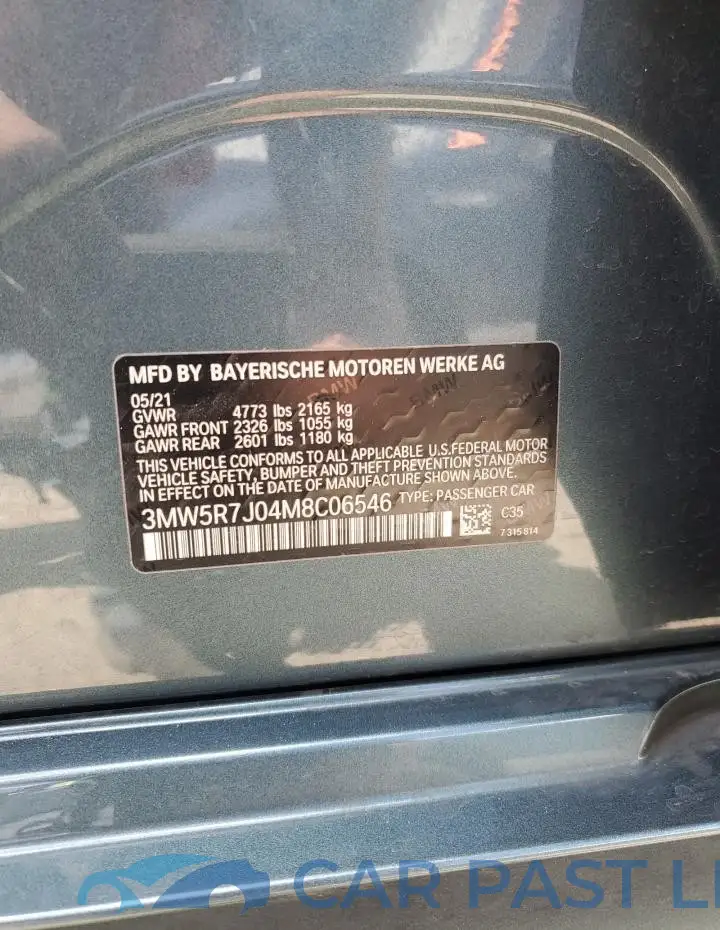 3MW5R7J04M8C06546# 12