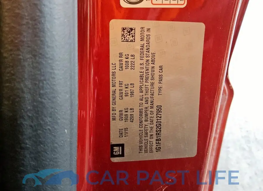 1G1FB1RS2G0127950# 12