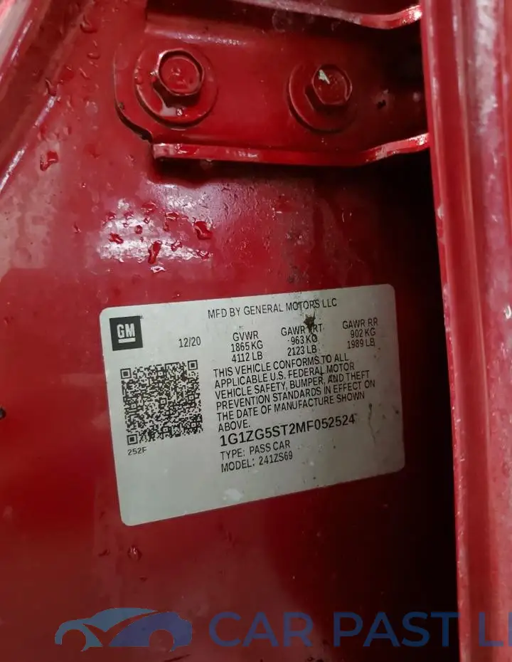 1G1ZG5ST2MF052524# 12