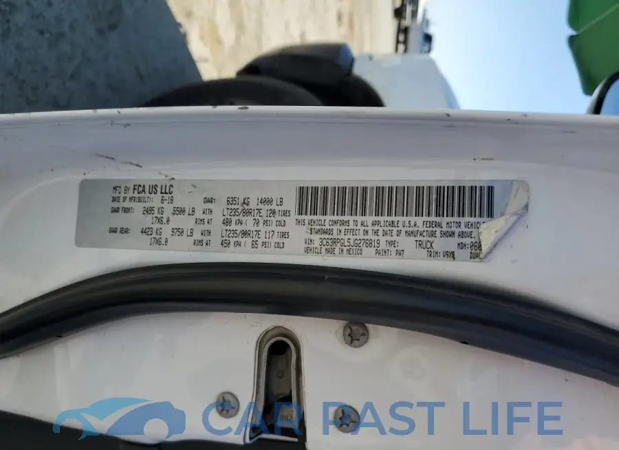 3C63RPGL5JG276819# 12