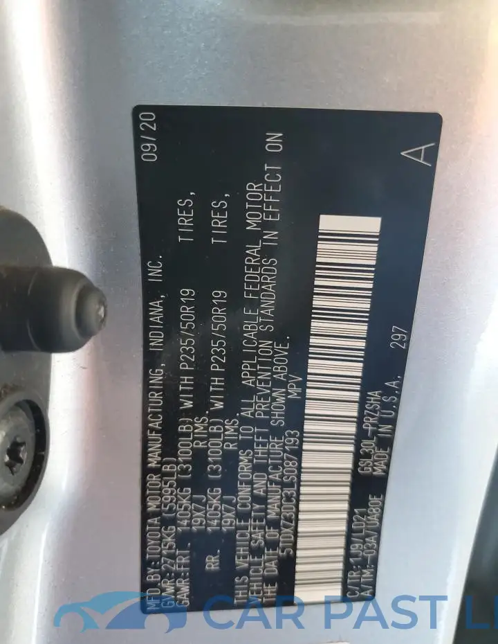 5TDXZ3DC3LS087193# 14