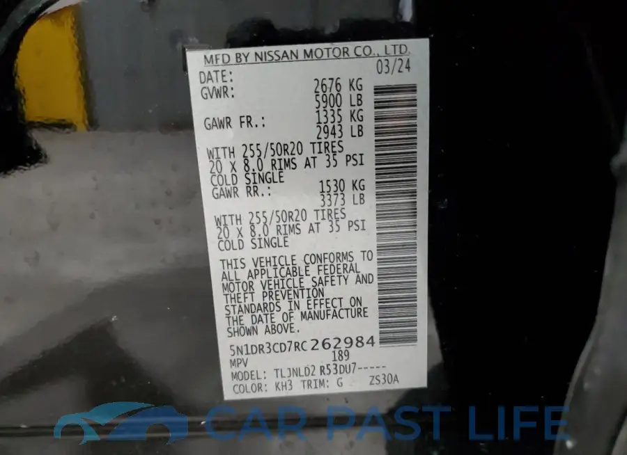 5N1DR3CD7RC262984# 14