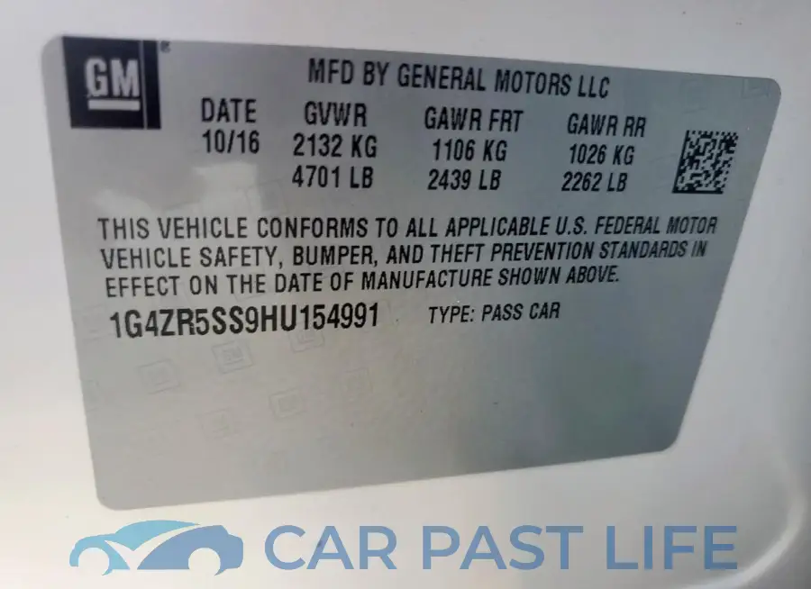 1G4ZR5SS9HU154991# 13
