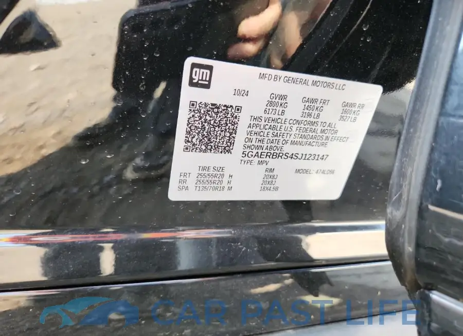 5GAERBRS4SJ123147# 13