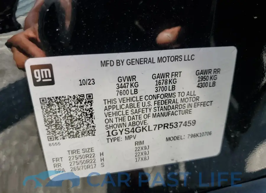 1GYS4GKL7PR537459# 13