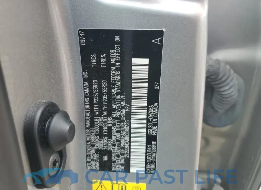2T2ZZMCA8HC080735# 13