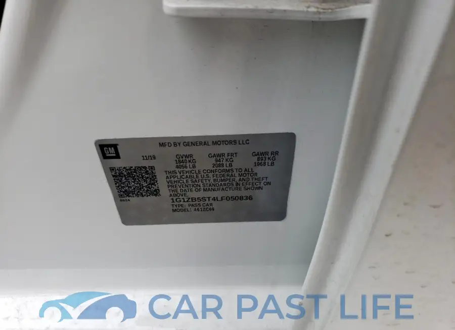 1G1ZB5ST4LF050836# 12