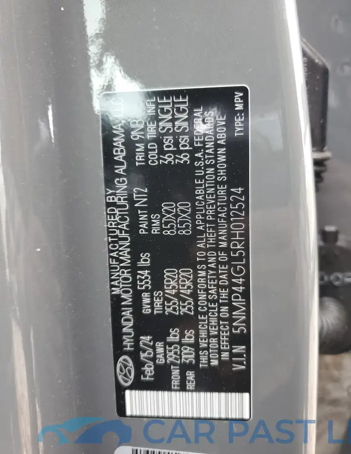 5NMP44GL5RH012524# 14