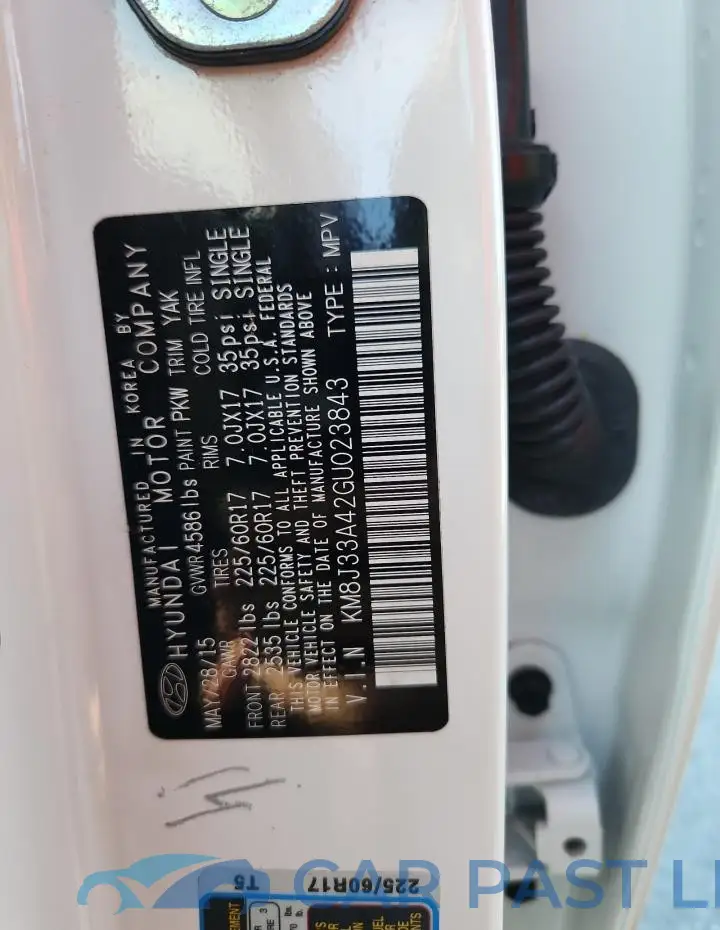 KM8J33A42GU023843# 13