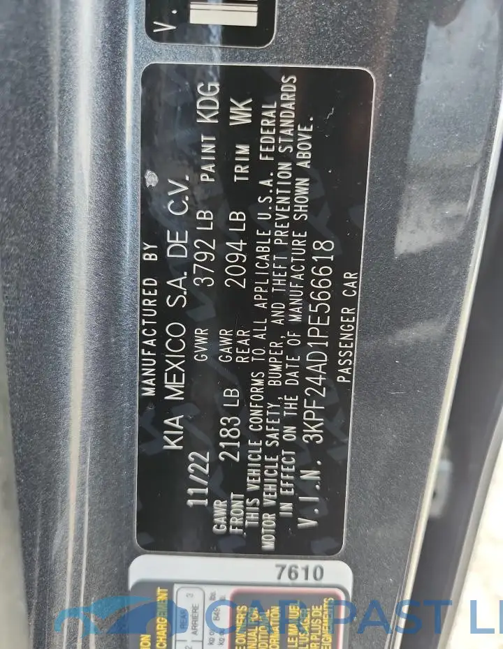 3KPF24AD1PE566618# 12