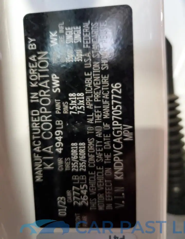 KNDPVCAG1P7057726# 13