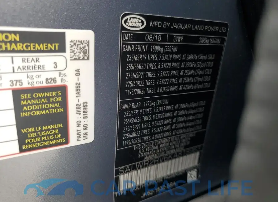 SALWR2RV6KA818963# 12