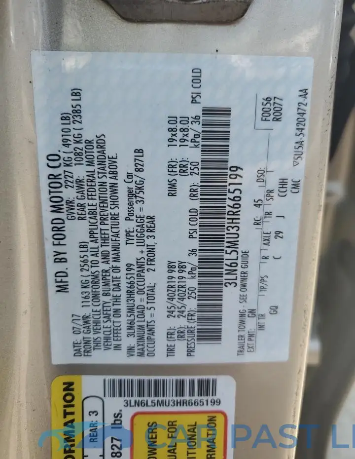 3LN6L5MU3HR665199# 12