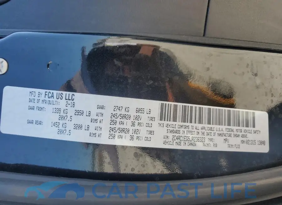 2C4RC1EG5JR236323# 13