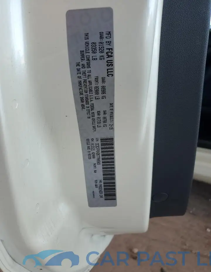3C3CFFKH2KT700503# 12