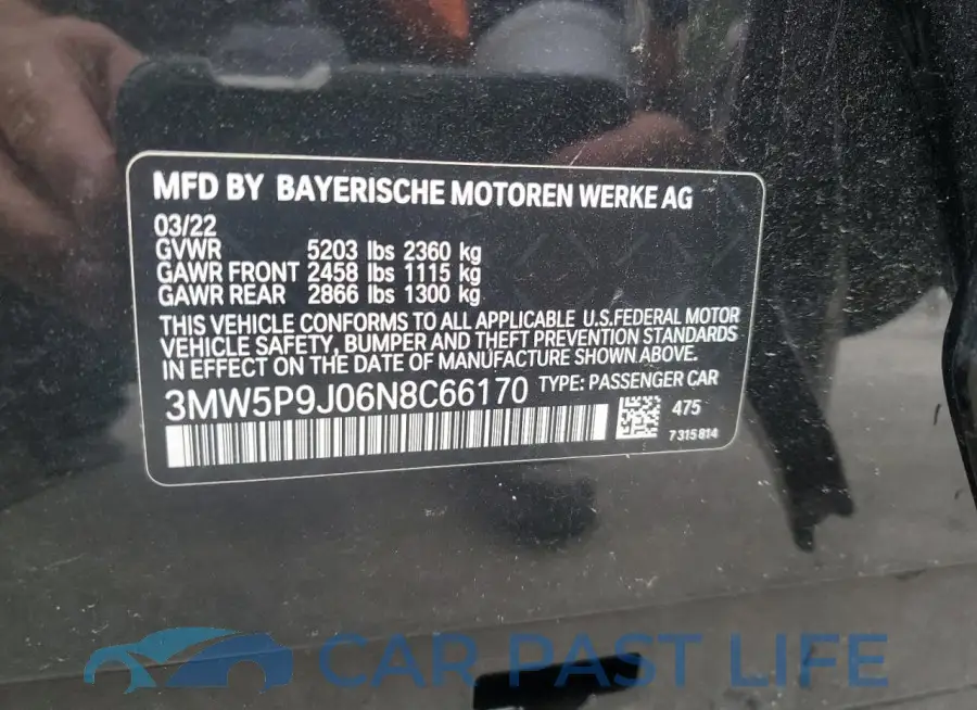 3MW5P9J06N8C66170# 13