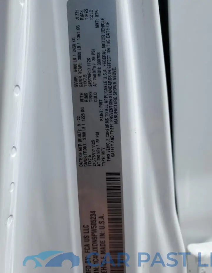 1C4HJXDN9PW505234# 14