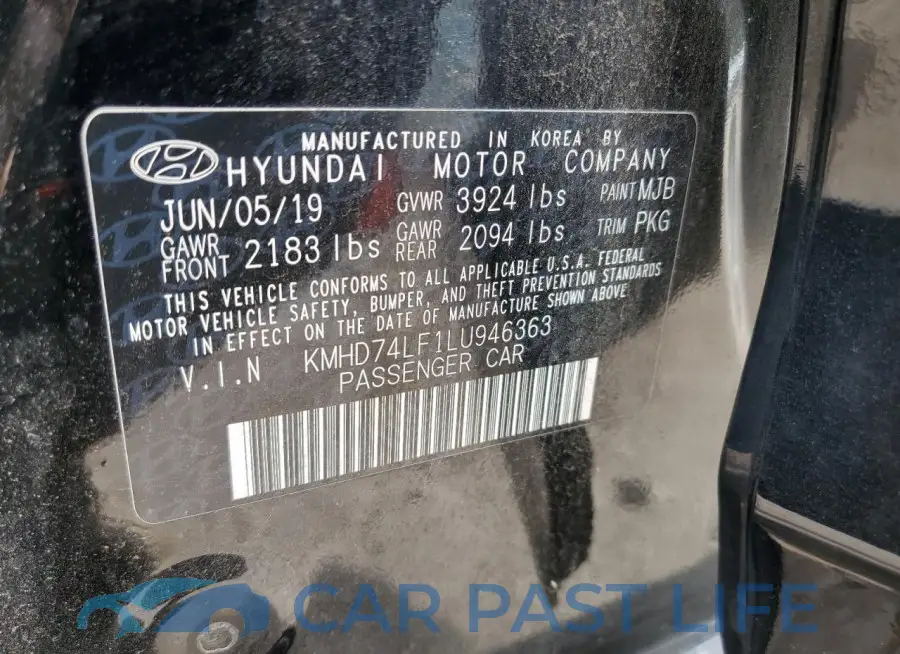 KMHD74LF1LU946363# 12