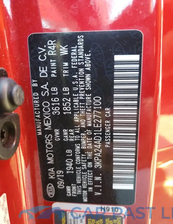 3KPA24AD1LE277100# 12