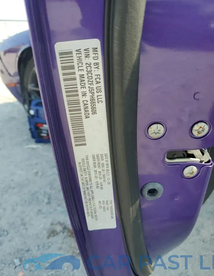 2C3CDZFJ5PH665606# 13