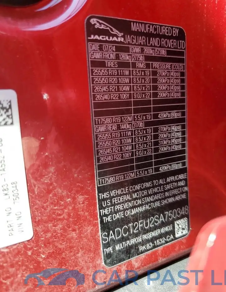 SADCT2FU2SA750348# 13