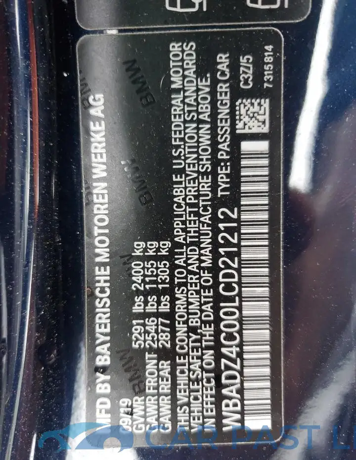 WBADZ4C00LCD21212# 13