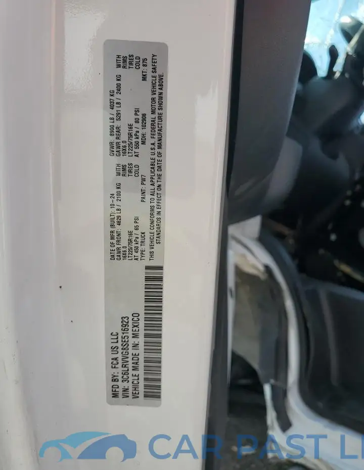 3C6LRVVG8SE516923# 13