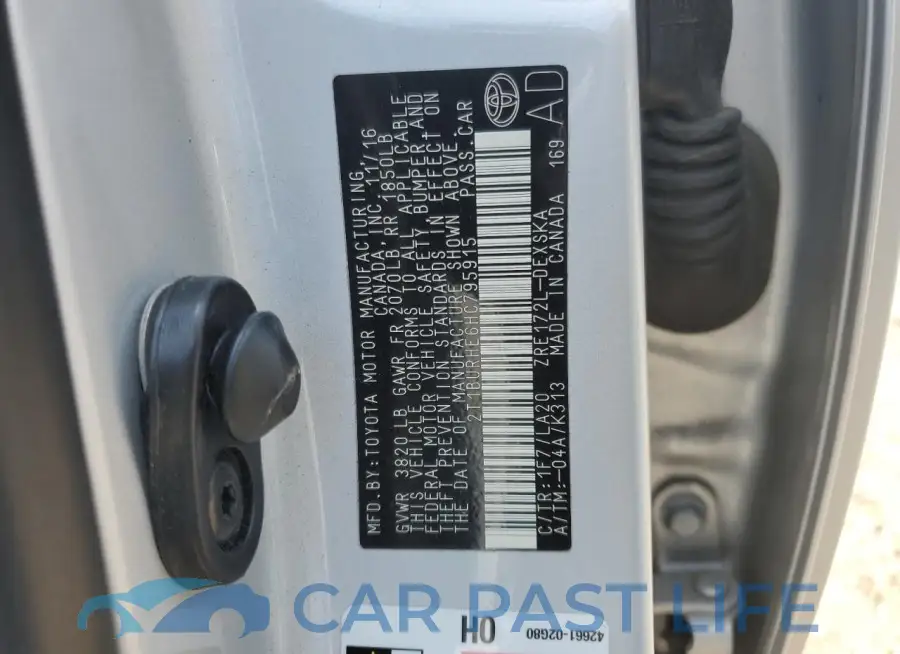 2T1BURHE6HC795915# 12