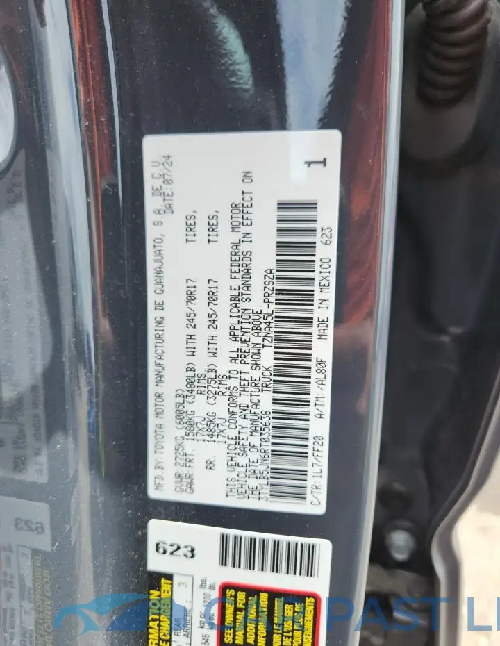 3TYLB5JN6RT035638# 12