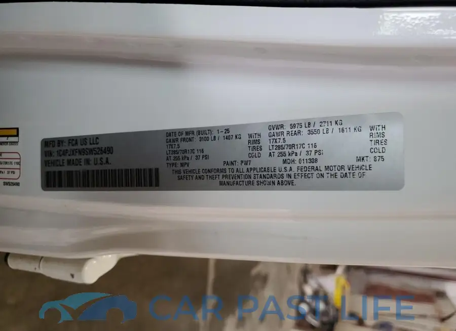 1C4PJXFN9SW526490# 13
