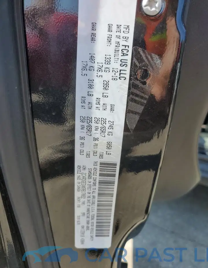 2C4RDGEGXKR617022# 13